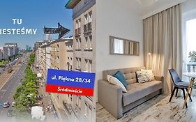 Lux Apartament W Centrum, Plac Konstytucji, Klimatyzacja, Widokowy