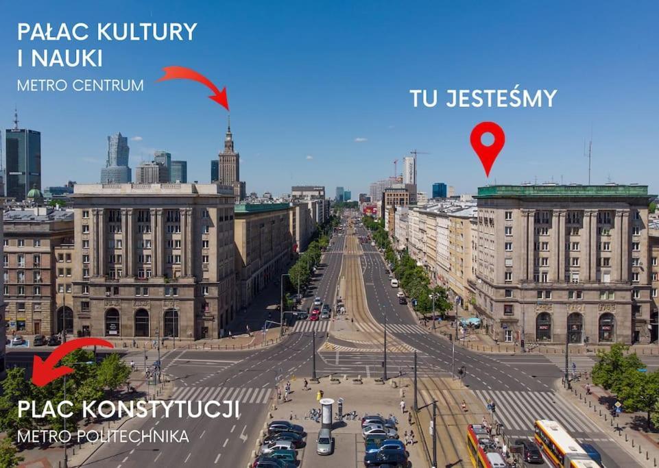 Апартаменти Lux Apartament W Centrum, Plac Konstytucji, Klimatyzacja, Widokowy Варшава Екстер'єр фото